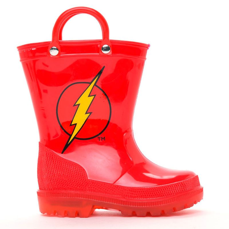 WARNER BROS - Flash Bota de Agua Niño Luces Roja Warner