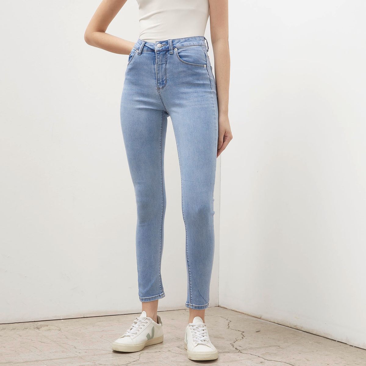 UNIVERSITY CLUB - Jeans Skinny Tiro Alto Mujer University Club