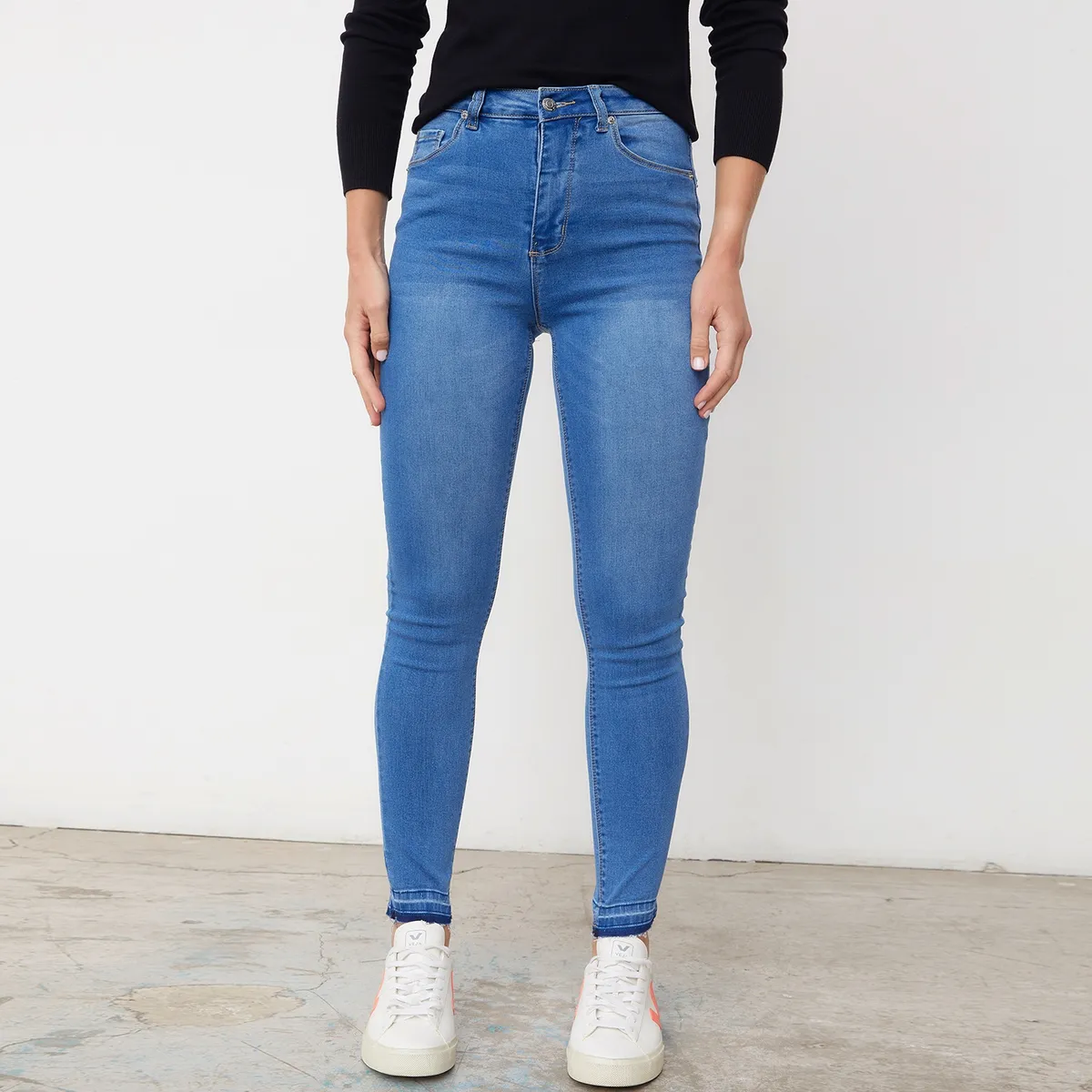 UNIVERSITY CLUB - Jeans Skinny Tiro Alto Mujer University Club