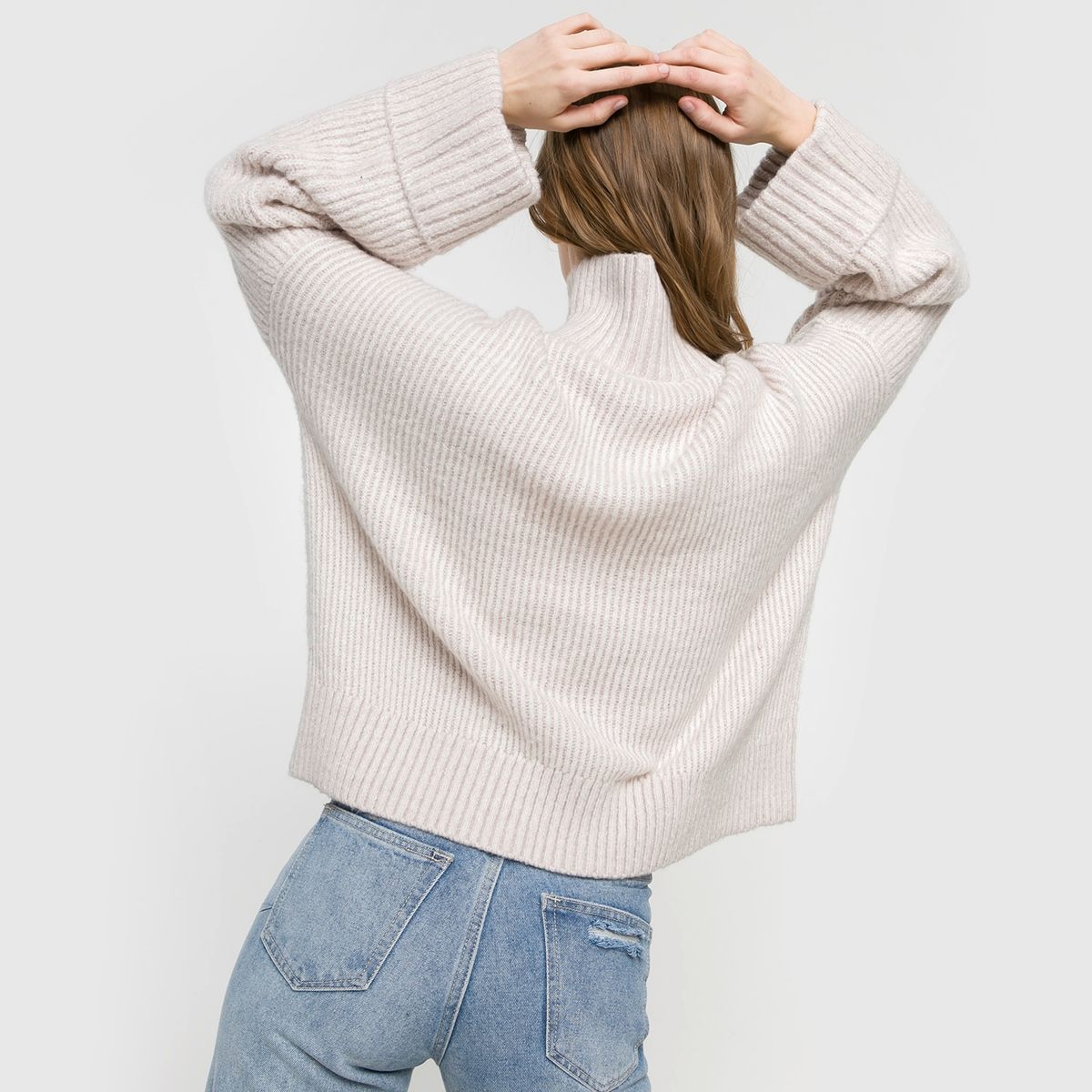 BASEMENT - Sweater Manga Larga Mujer