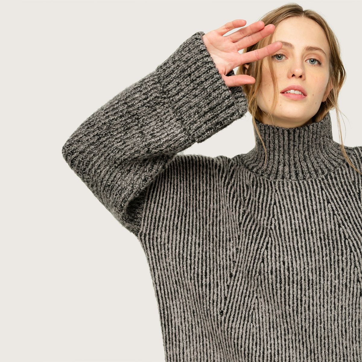 BASEMENT - Sweater Manga Larga Mujer