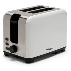 WURDEN - Tostador Eléctrico 2 Rebanadas 850W Blanco