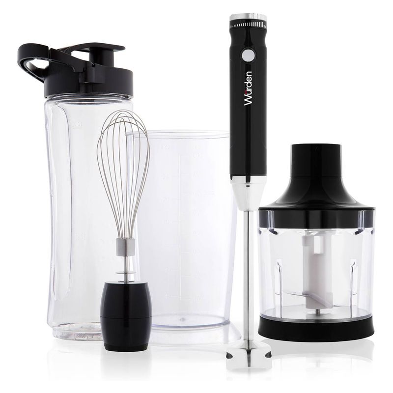 WURDEN - Minipimer Wurden 400W con Vaso Medidor y Accesorios