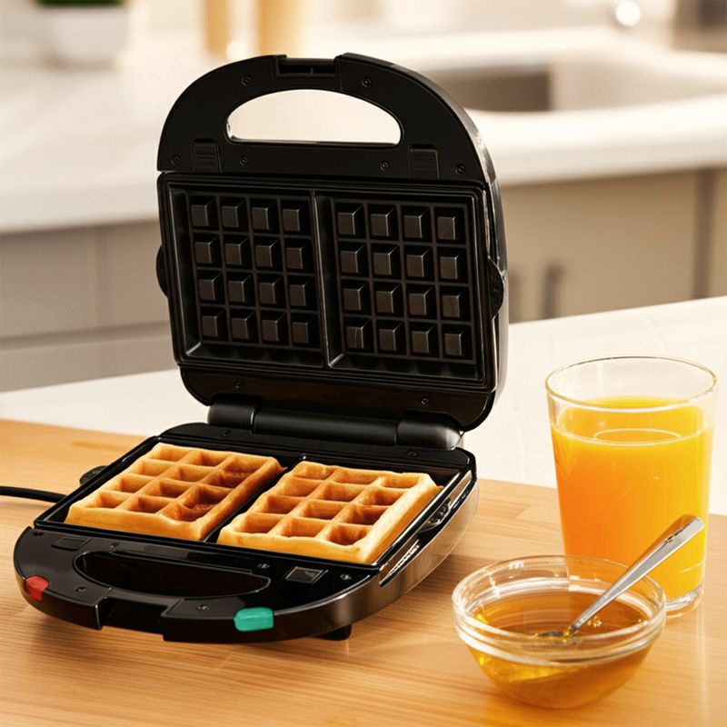 WURDEN - Sandwichera Wurden 5 En 1 Wsm-Braten5 Placas Intercambiables Negra