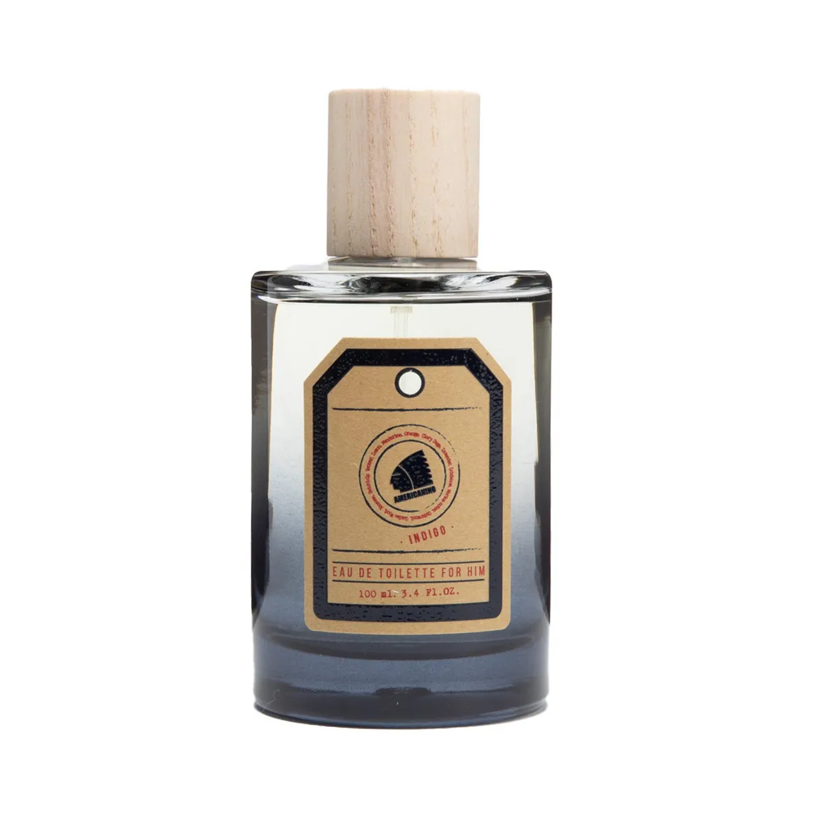 AMERICANINO - Perfume Americanino Indigo EDT 100 ml Hombre Cítrico Amaderado