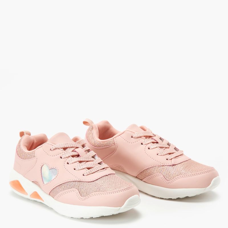 YAMP - Zapatilla Niña Luces Rosada