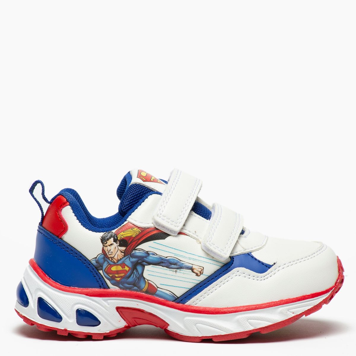 WARNER BROS - Zapatilla Niño Luces Superman Azul