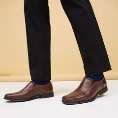 NEWPORT - Zapato Formal Hombre Manchester Café