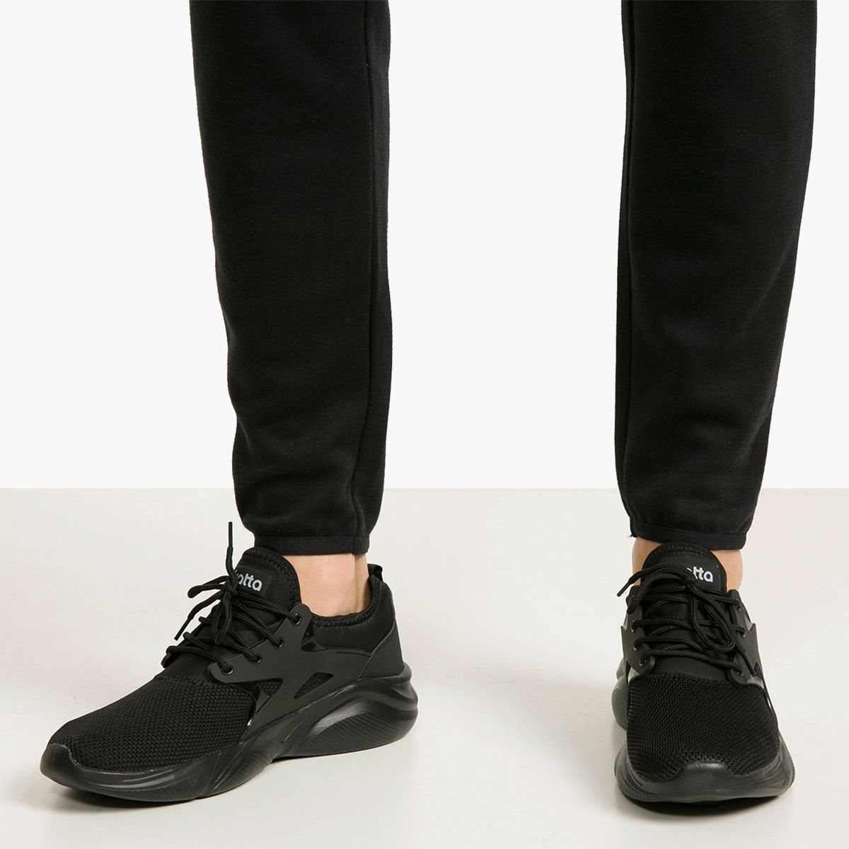 FRATTA - Zapatilla Running Hombre Negro Fratta