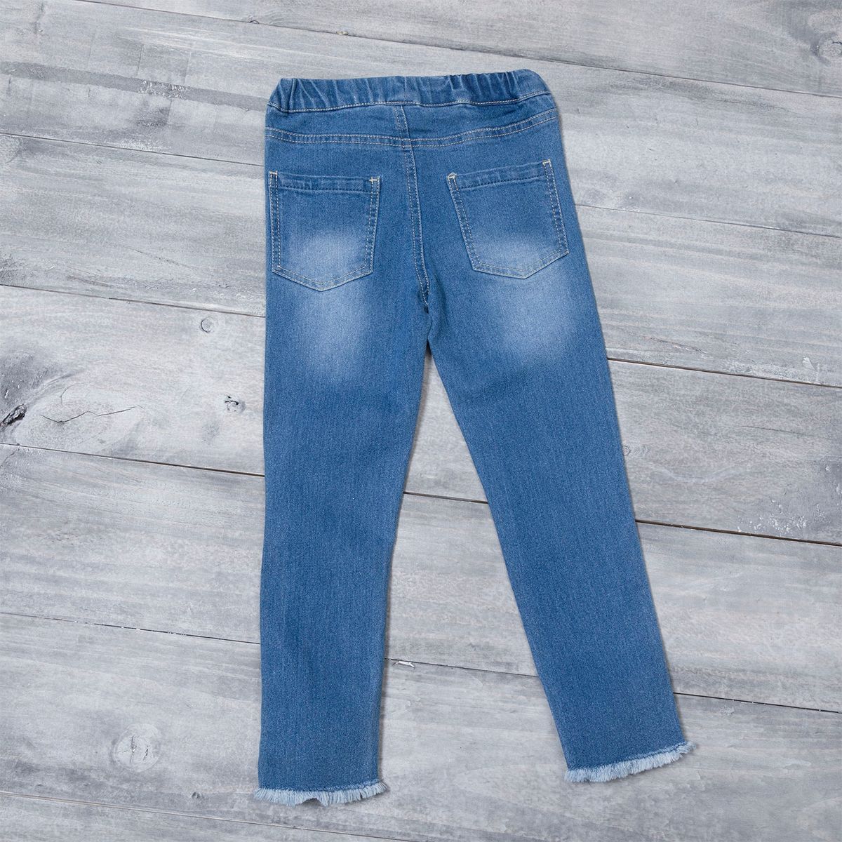 YAMP - Jeans Jeggings Niña Yamp Algodón con Roturas