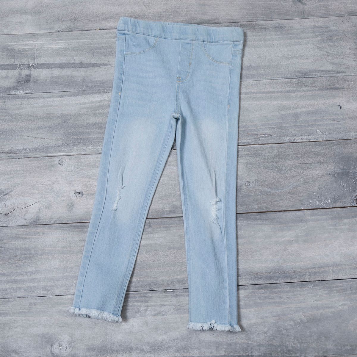 YAMP - Jeans Jeggings Niña Yamp Algodón con Roturas