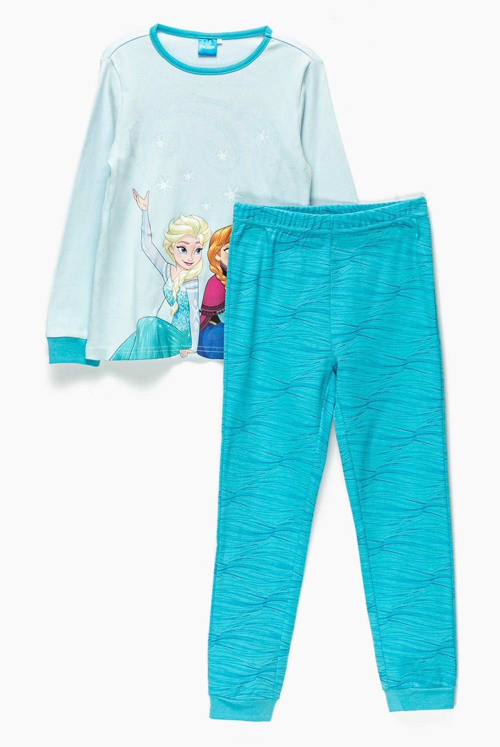 FROZEN - Pijama Largo 2 Piezas Frozen Algodón Niña