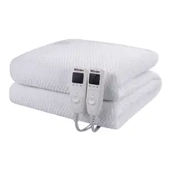 WURDEN - Calientacama 2 Plazas 5 Niveles Con Timer Blanco