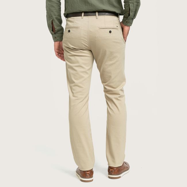 BASEMENT - Pantalón Chino Algodón Orgánico Slim Fit Hombre