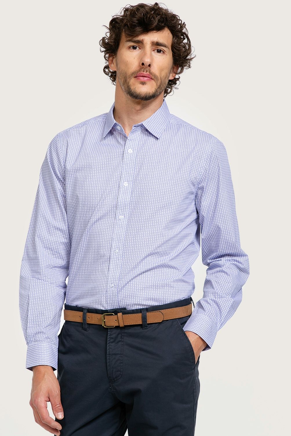 NEWPORT - Camisa Manga Larga Hombre