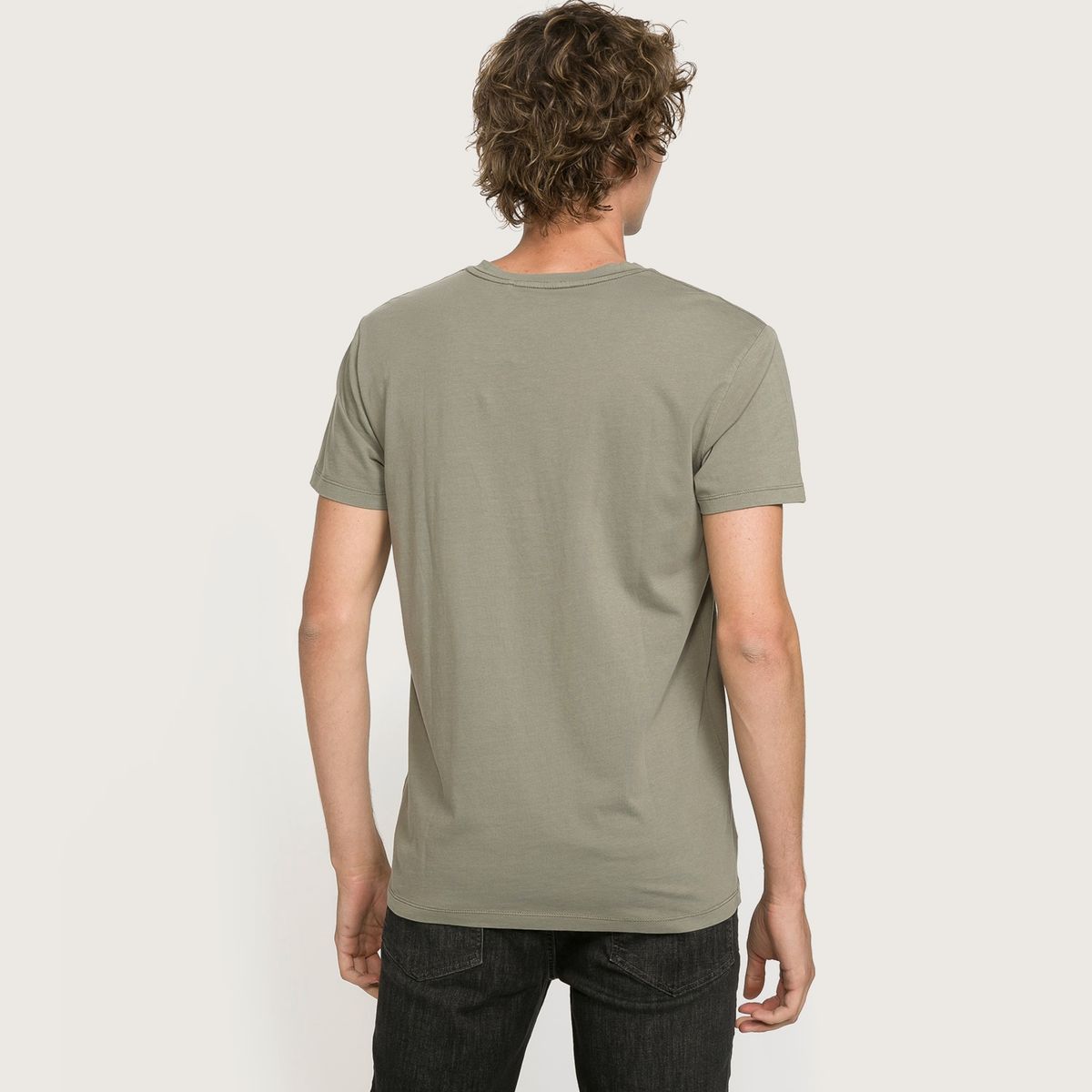 AMERICANINO - Polera Básica Cuello V Hombre