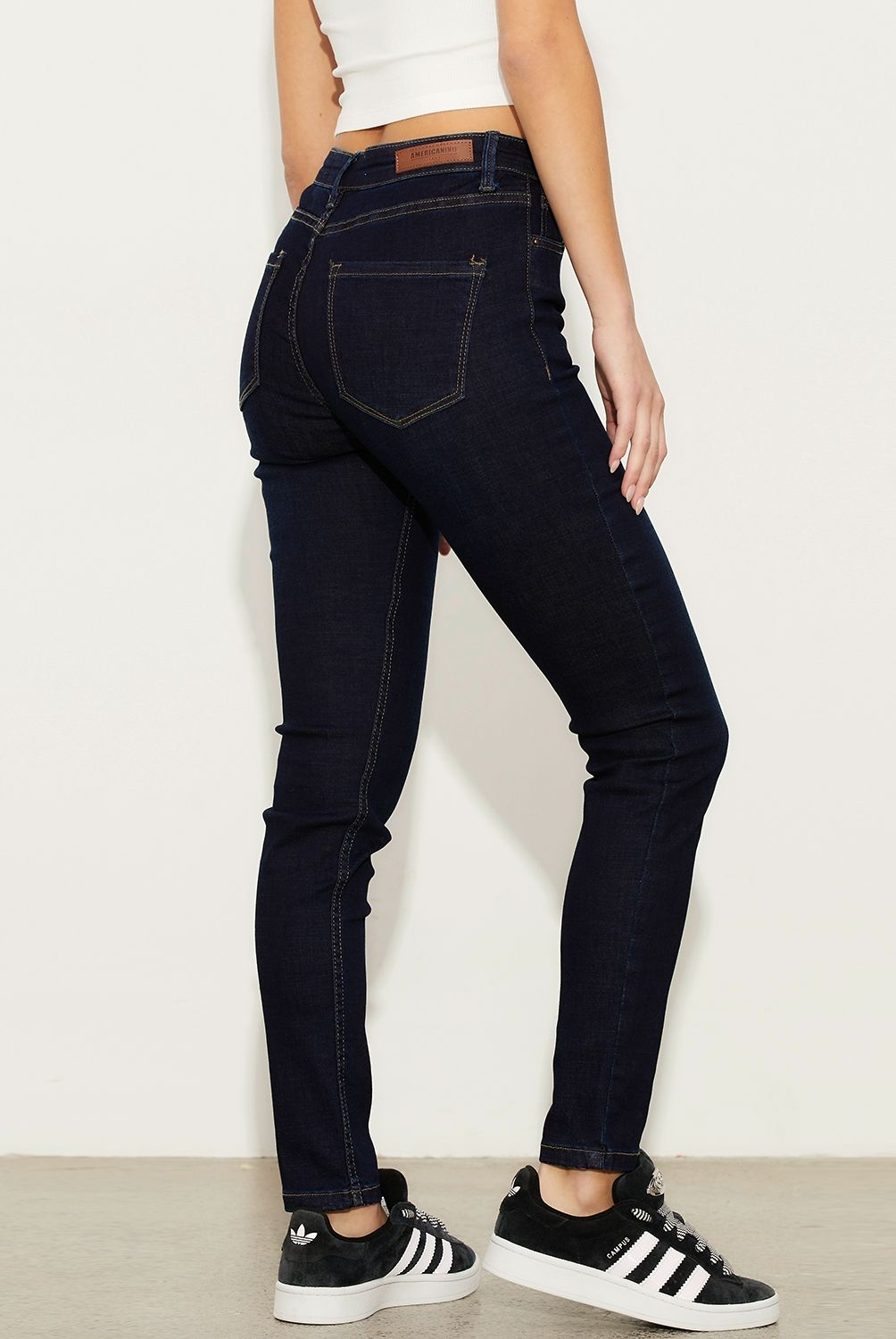 AMERICANINO - Jeans Americanino Básico Tiro Medio Mujer Algodón