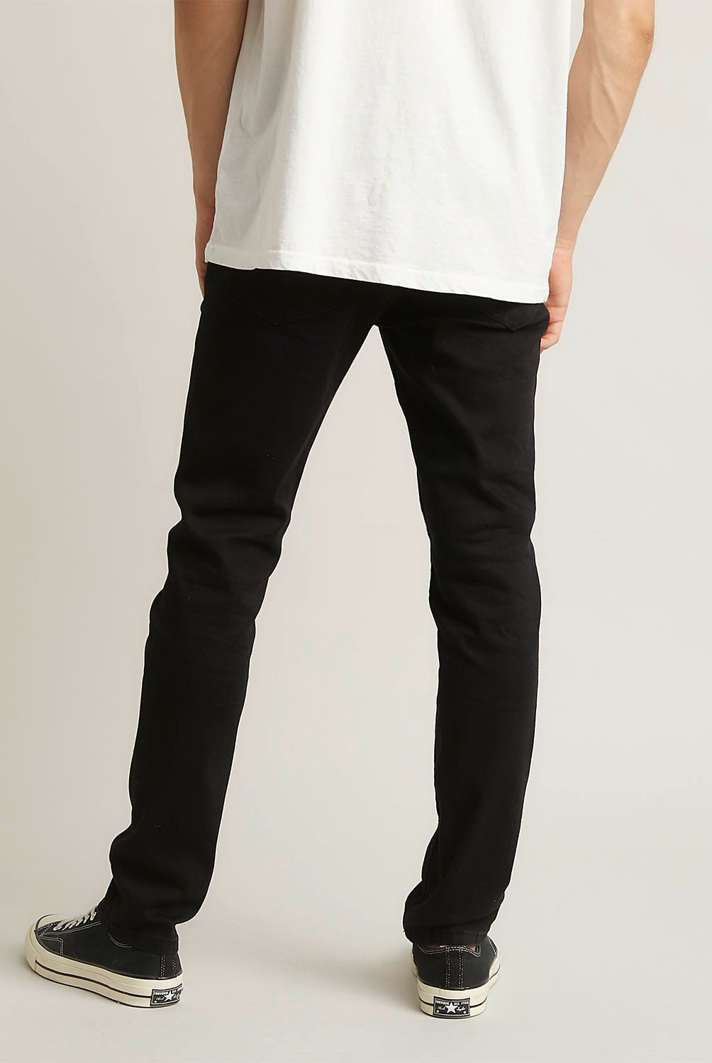 AMERICANINO - Jeans Skinny Americanino Hombre Algodón Tiro Medio Negro