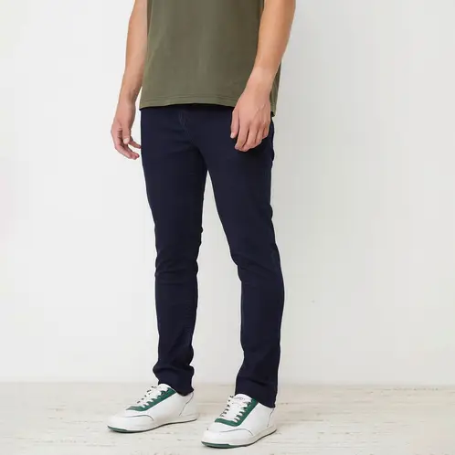 BEARCLIFF - Jeans Super Skinny Fit Hombre Algodón Stretch