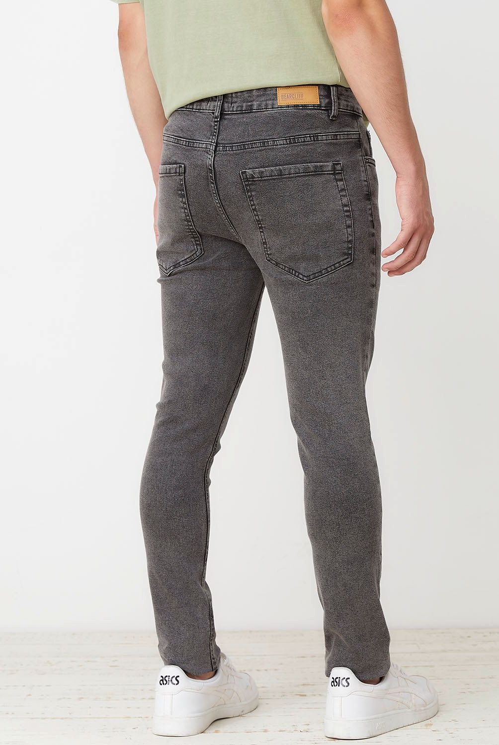 BEARCLIFF - Jeans Bearcliff Super Skinny Fit Hombre Algodón Stretch