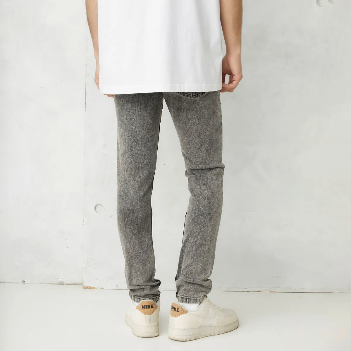 BEARCLIFF - Jeans Bearcliff Super Skinny Fit Hombre Algodón Stretch