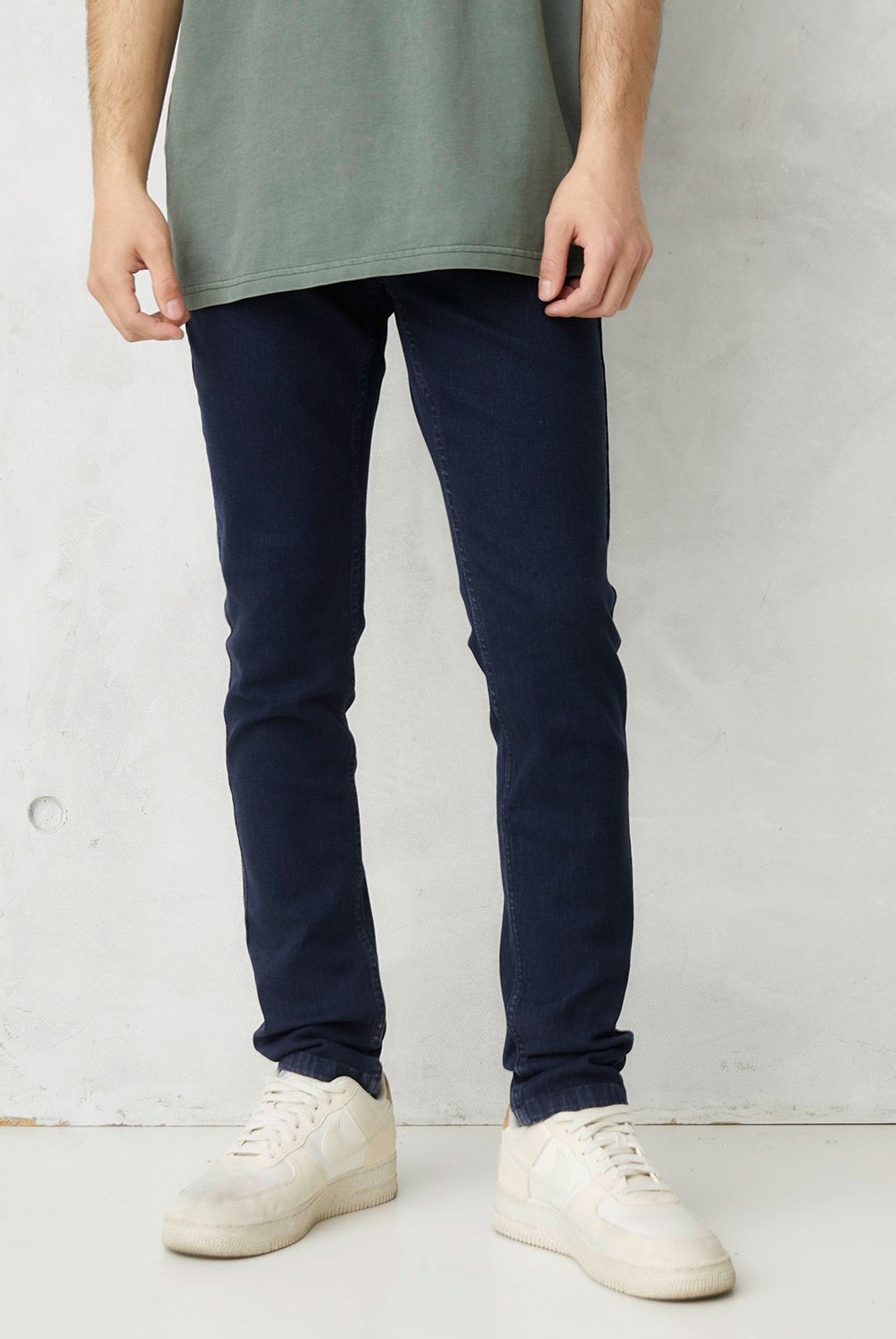 BEARCLIFF - Jeans Bearcliff Super Skinny Fit Hombre Algodón Stretch