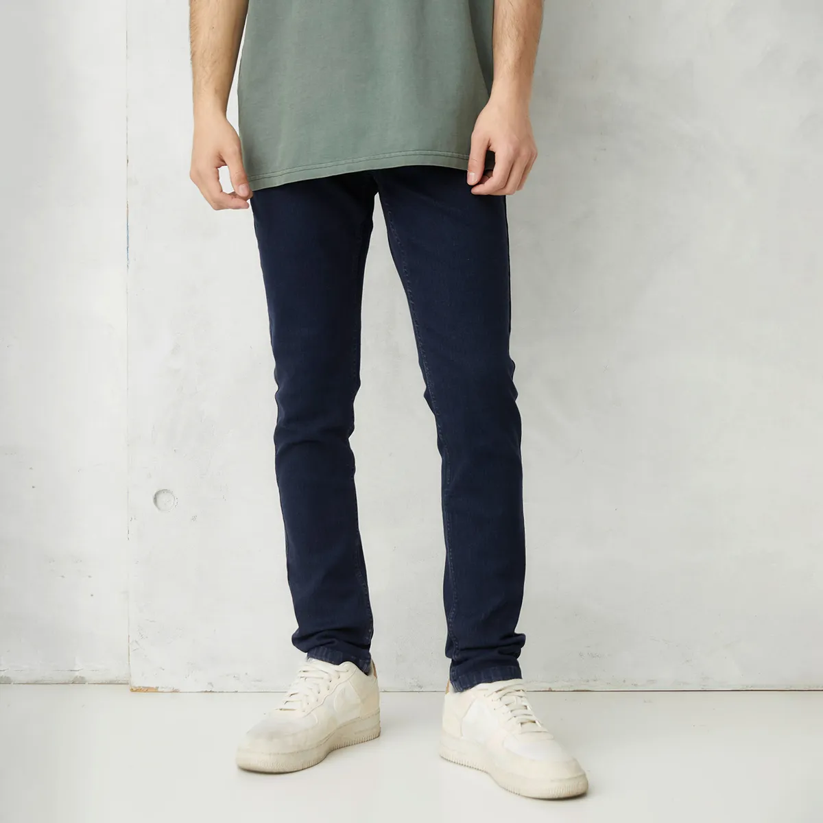 BEARCLIFF - Jeans Bearcliff Super Skinny Fit Hombre Algodón Stretch