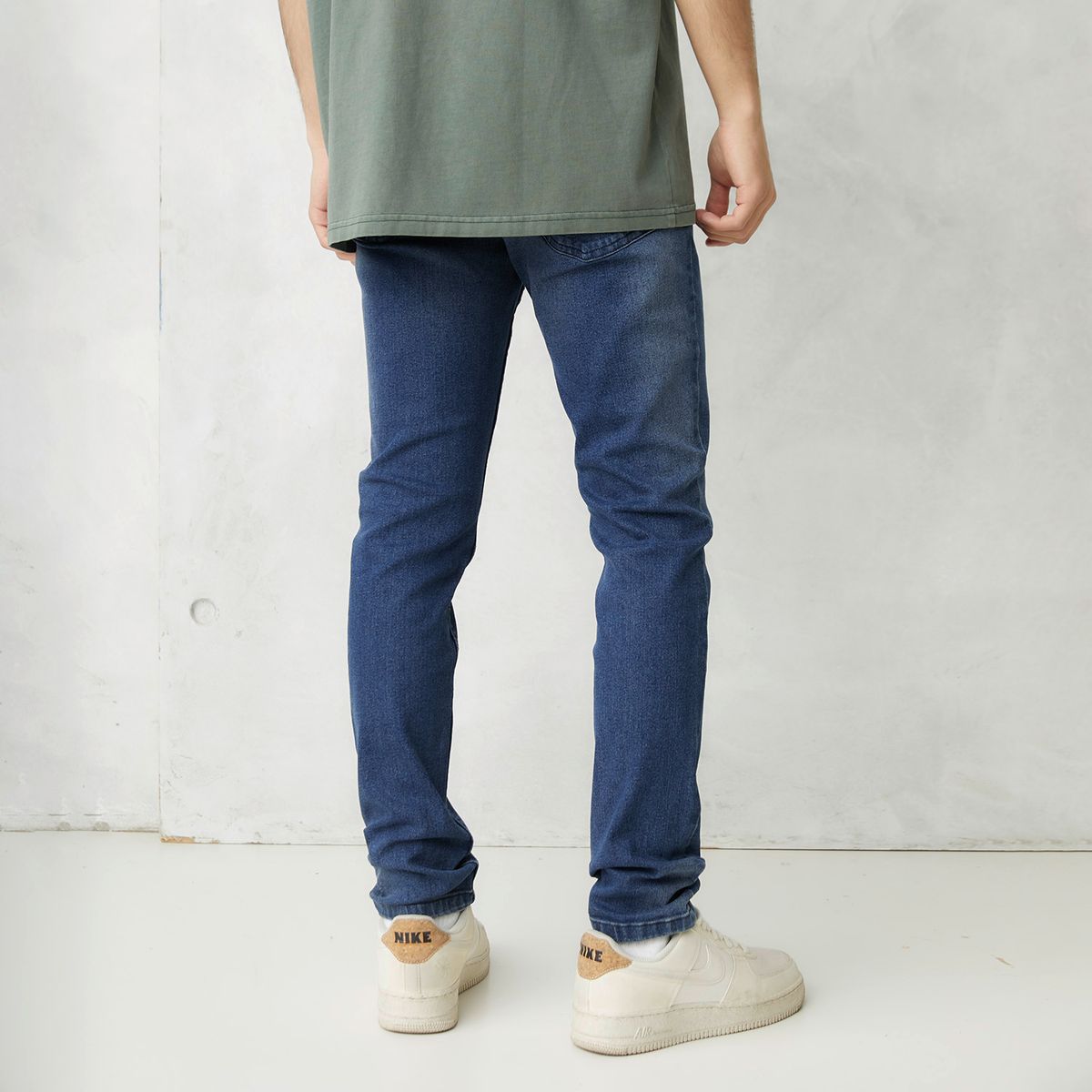 BEARCLIFF - Jeans Bearcliff Super Skinny Fit Hombre Algodón Stretch