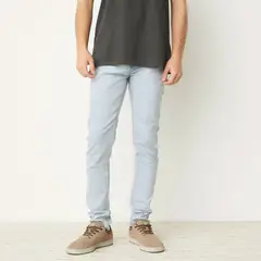 BEARCLIFF - Jeans Super Skinny Fit Hombre Algodón Stretch