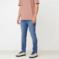 BEARCLIFF - Jeans Super Skinny Fit Hombre Algodón Stretch