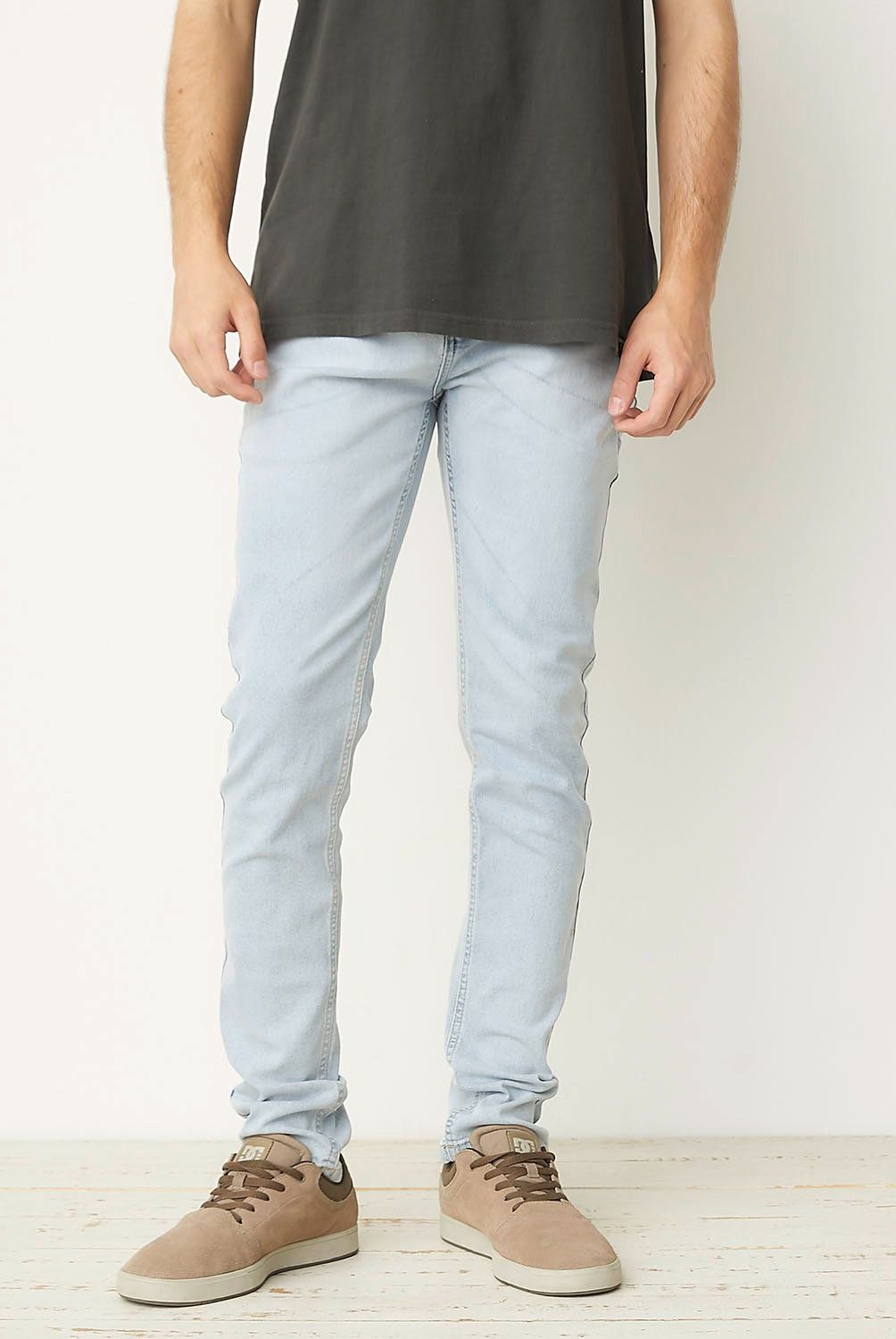 BEARCLIFF - Jeans Bearcliff Super Skinny Fit Hombre Algodón Stretch