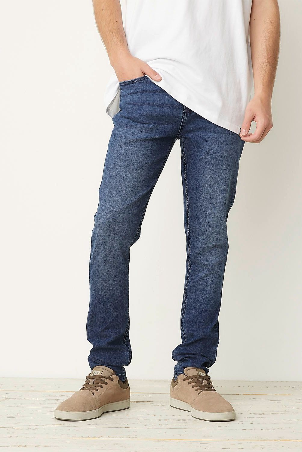 BEARCLIFF - Jeans Bearcliff Super Skinny Fit Hombre Algodón Stretch