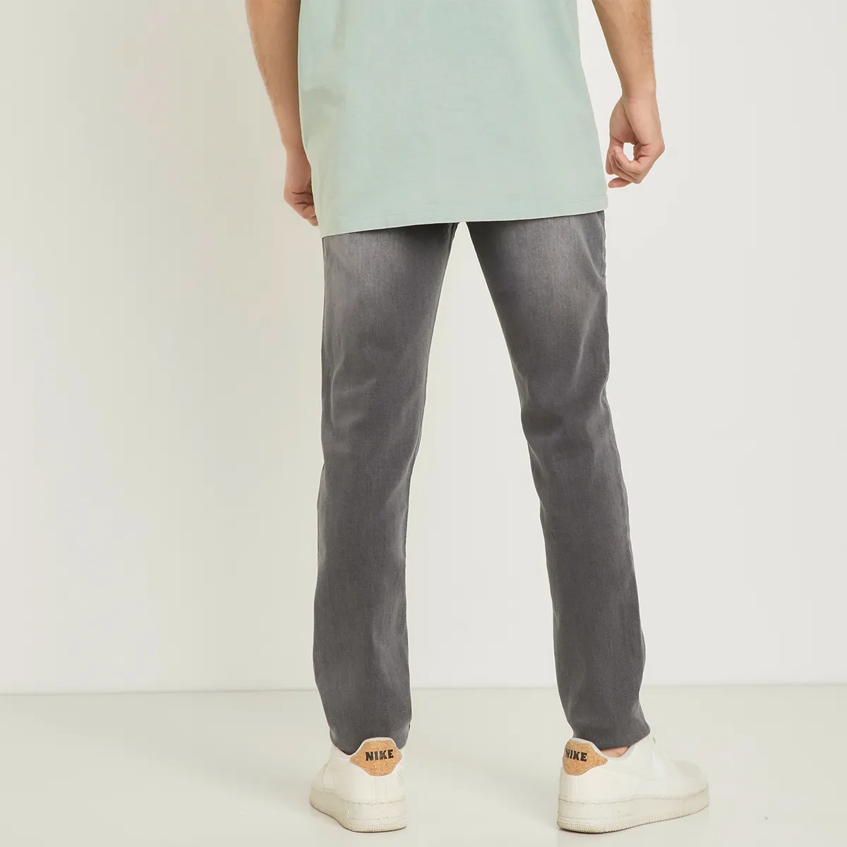 BEARCLIFF - Jeans Skinny Fit Bearcliff Hombre Algodón Tiro Regular