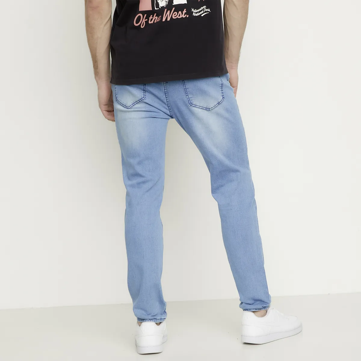 BEARCLIFF - Jeans Skinny Fit Bearcliff Hombre Algodón Tiro Regular