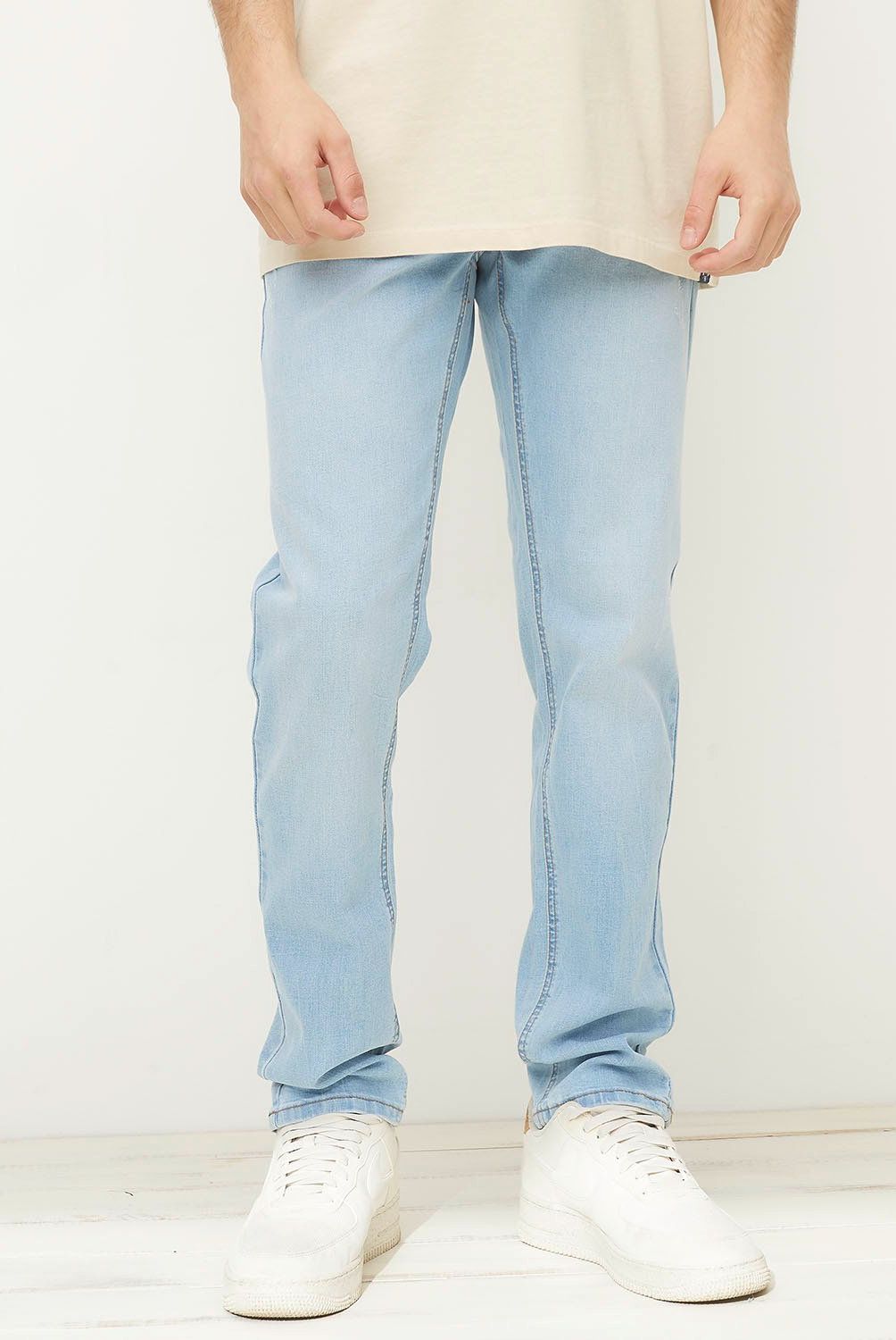 BEARCLIFF - Jeans Skinny Fit Bearcliff Hombre Algodón Tiro Regular