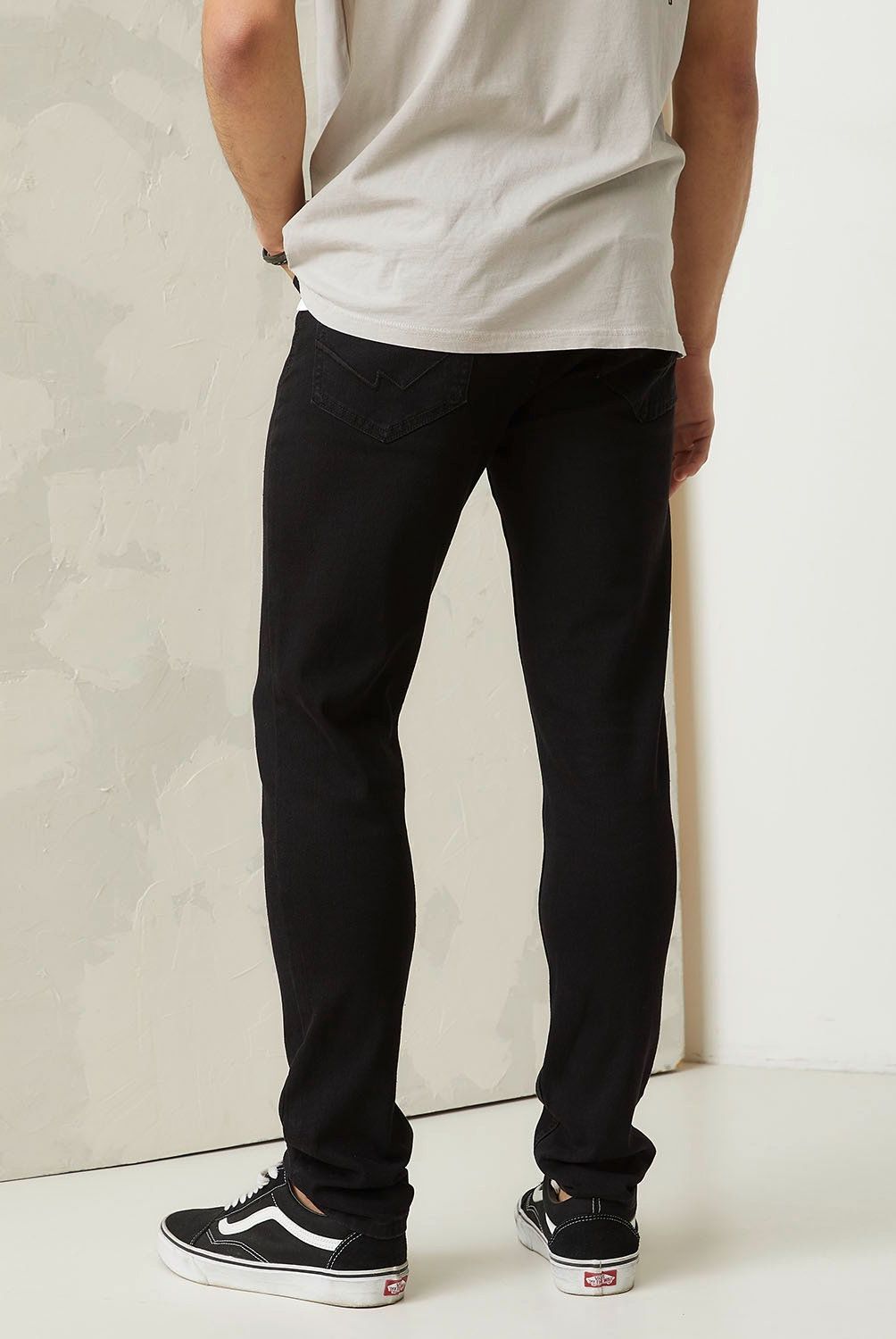 AMERICANINO - Jeans Super Skinny Americanino Algodón Orgánico Hombre Negro