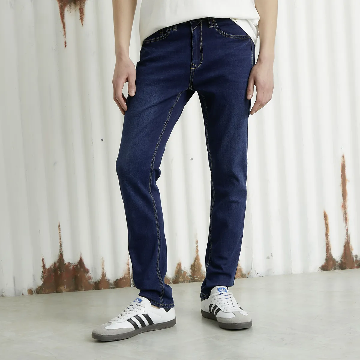 AMERICANINO - Jeans Skinny Fit Tiro Medio Hombre Americanino