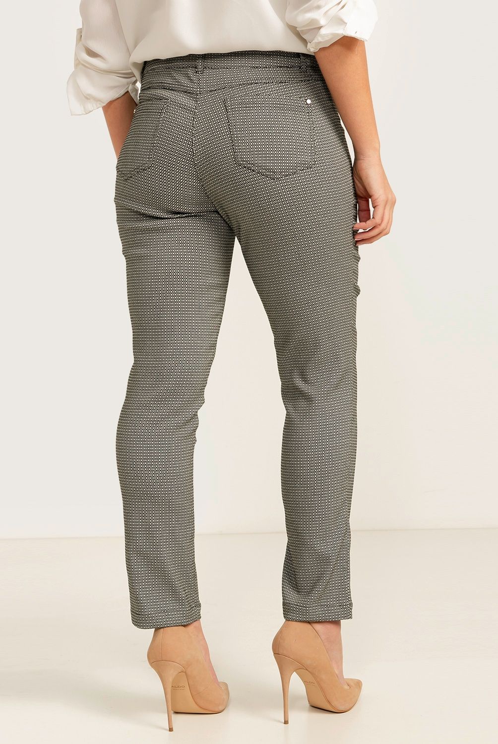 STEFANO COCCI - Pantalón De Algodón Skinny Mujer