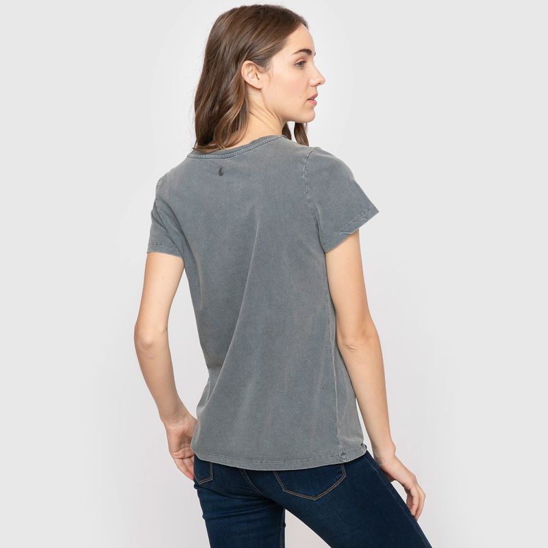 AMERICANINO Polera Manga Corta Algodón Mujer Americanino