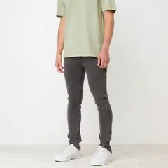 BEARCLIFF - Jeans Super Skinny Fit Hombre Algodón Stretch