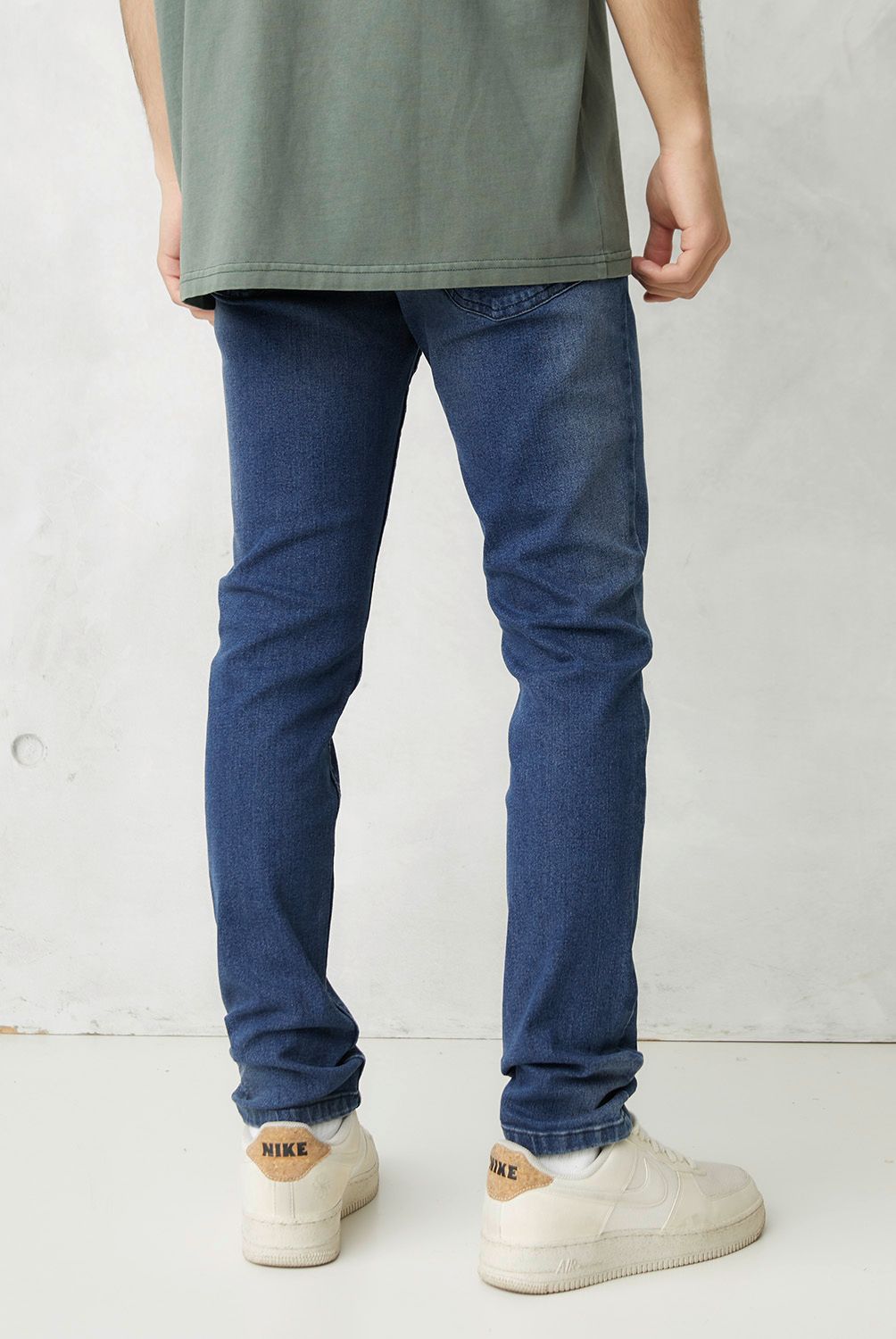 BEARCLIFF - Jeans Bearcliff Super Skinny Fit Hombre Algodón Stretch