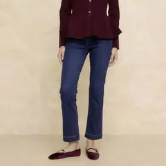 ELLE - Jeans Straight Tiro Alto Mujer