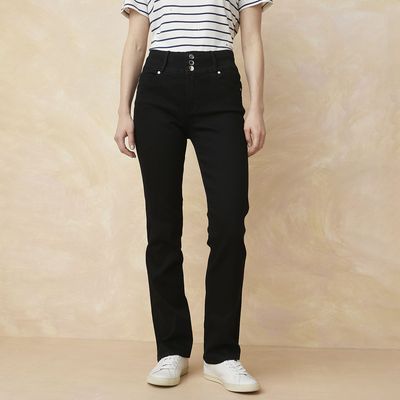 Imagen 1 del producto Jeans Straight Tiro Medio Mujer