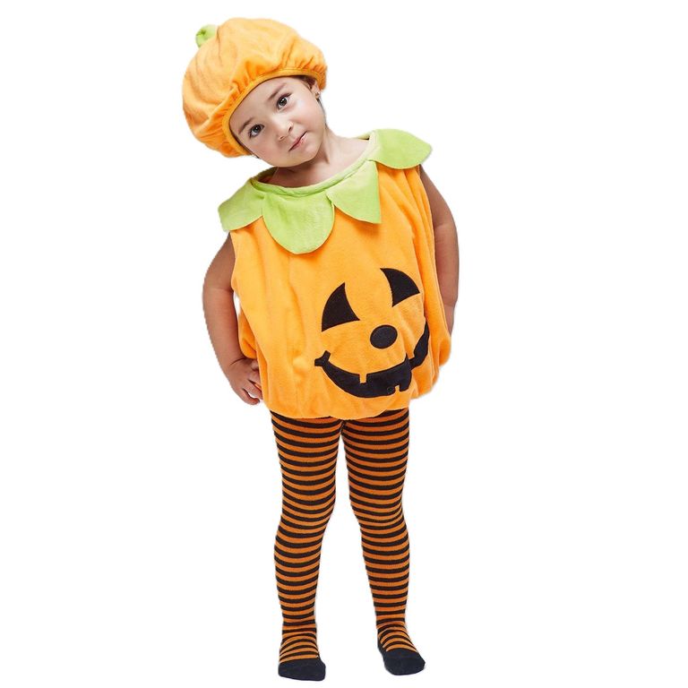 YAMP Disfraz Halloween Calabaza Unisex