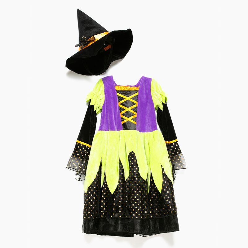 YAMP - Disfraz Halloween Bruja Verde Yamp