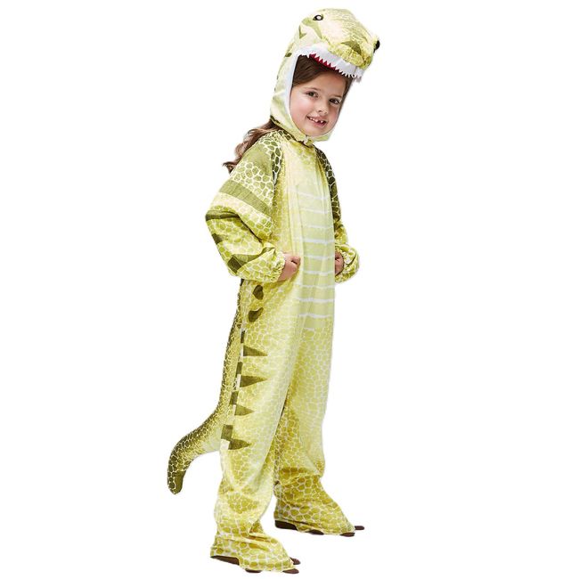 YAMP - Disfraz Halloween Tiranosaurio Rex Amarillo Yamp