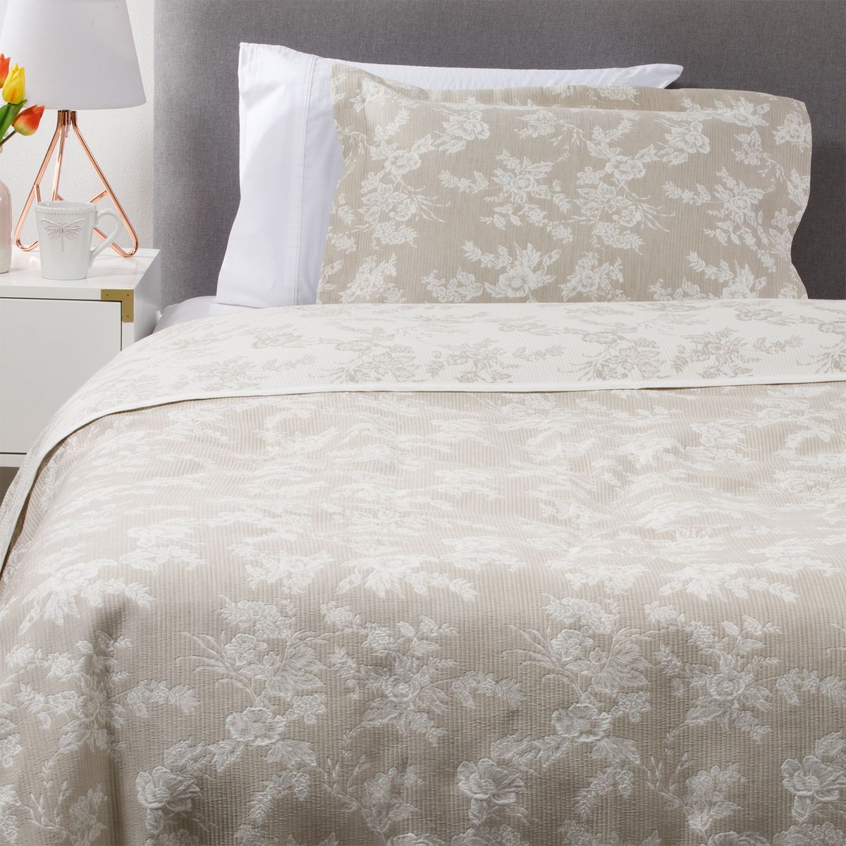 ROBERTA ALLEN - Cubrecama Quilt Prima Lauri Algodón Roberta Allen