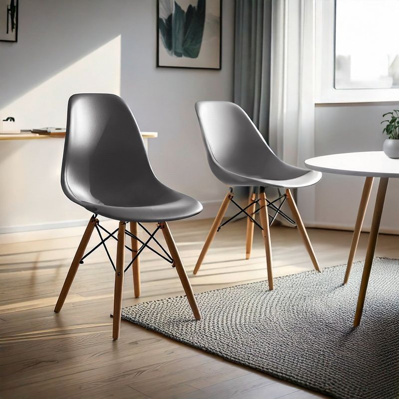 MICA - Pack 2 Sillas de Comedor Bilund Mica Diseño Moderno