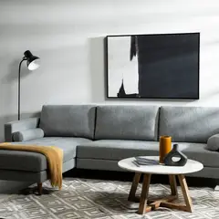 BASEMENT HOME - Sofá Seccional Izquierdo Connery 4 Cuerpos