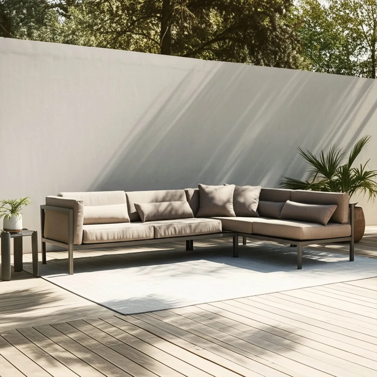 BASEMENT HOME - Sofá Seccional de Terraza Derecho Mónaco Basement Home